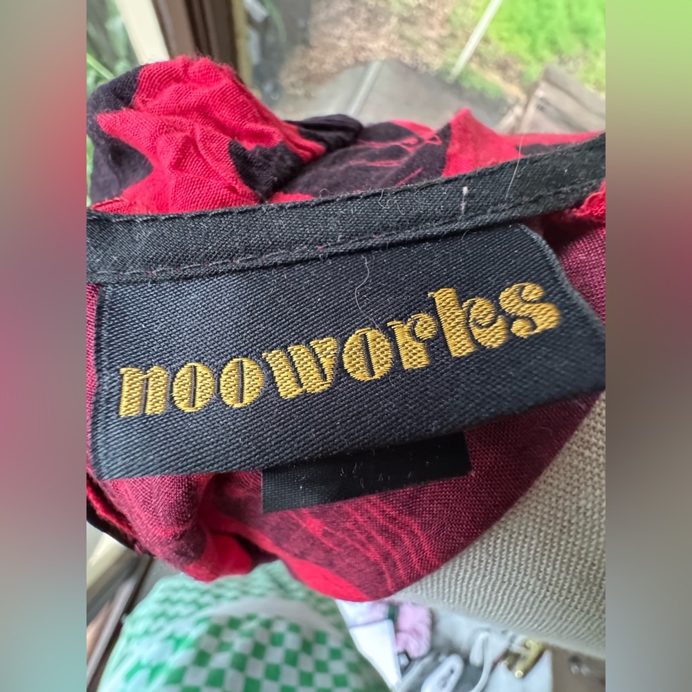 Nooworks short dress in coveted red panther print - Picture 9 of 11